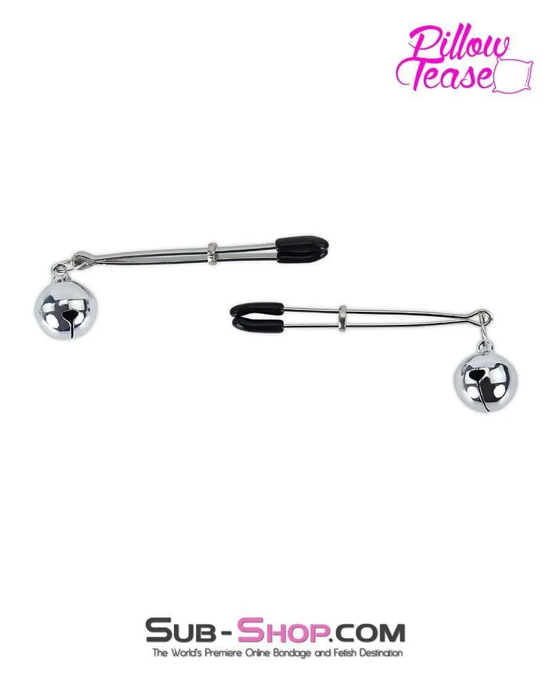 0174MQ      Belle of the Balls Tweezer Clamps with Jingle Bells - MEGA Deal