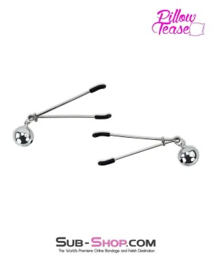0174MQ      Belle of the Balls Tweezer Clamps with Jingle Bells - MEGA Deal