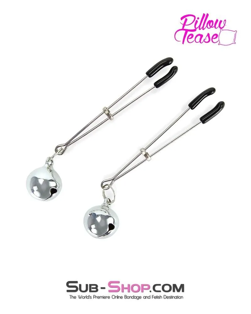 0174MQ      Belle of the Balls Tweezer Clamps with Jingle Bells - MEGA Deal