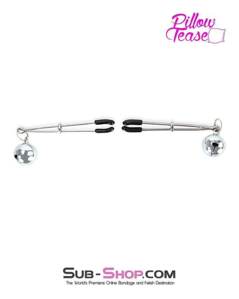 0174MQ      Belle of the Balls Tweezer Clamps with Jingle Bells - MEGA Deal