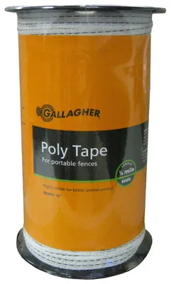 1/2x656 WHT Poly Tape