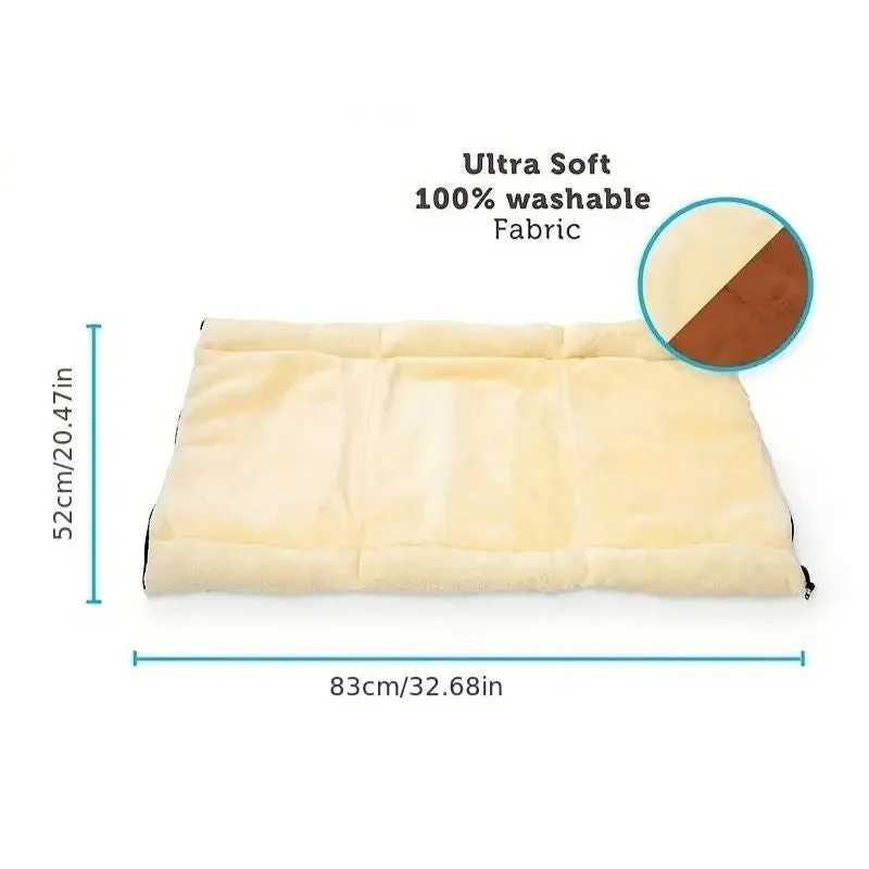 2 in 1 Cat Warming Bed Fleece Pad Lounger