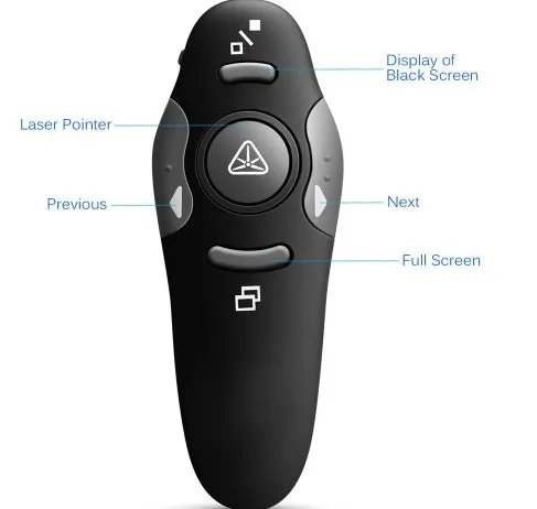 2.4 GHz Wireless Remote Red Laser Pointer Presenter Pointers Pen