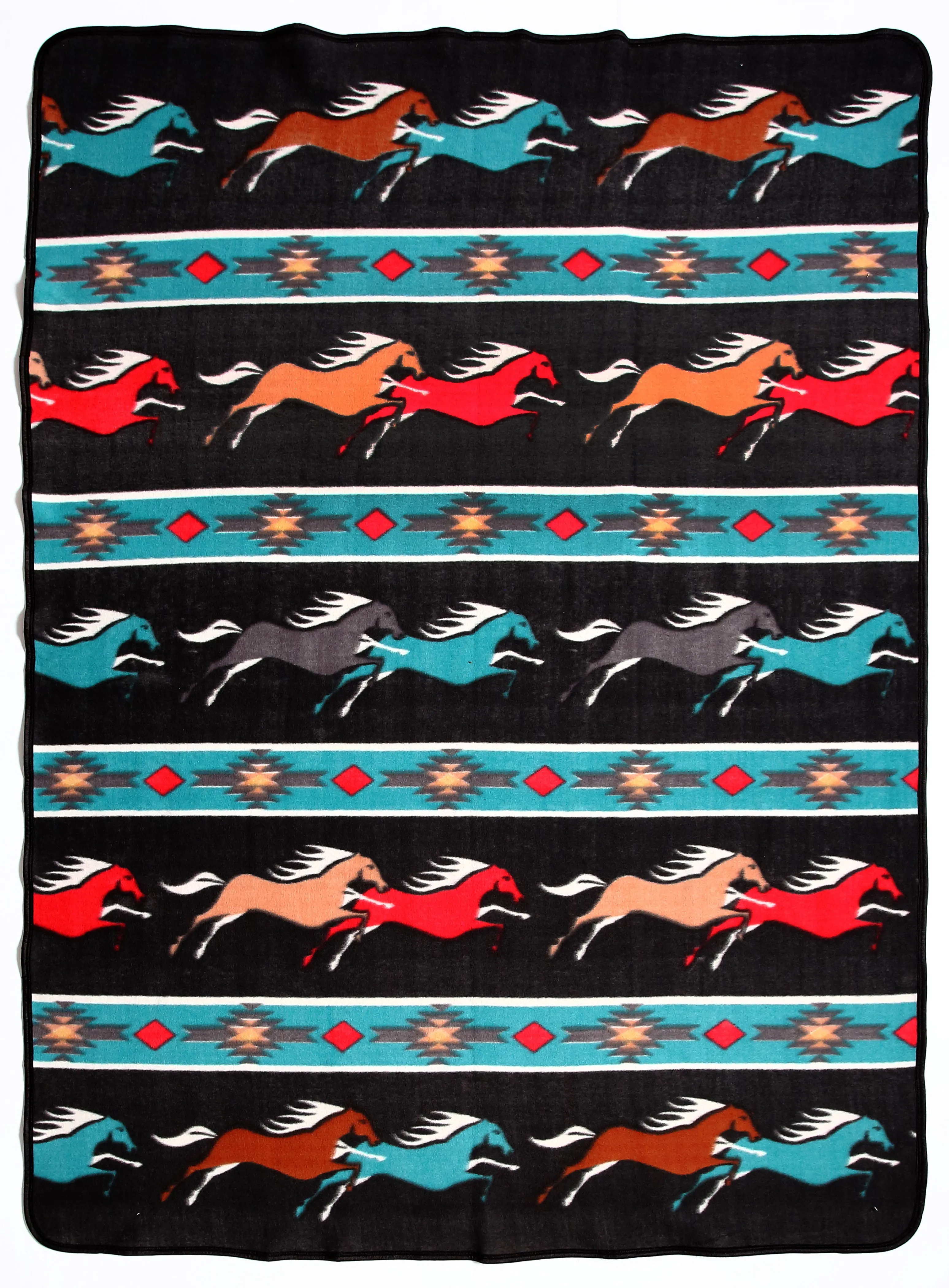 60" X 80" Fleece Lodge Blanket #24
