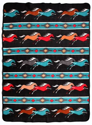 60" X 80" Fleece Lodge Blanket #24