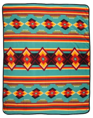 60" X 80" Fleece Lodge Blanket #34