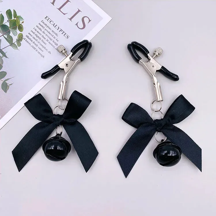 Adjustable Bow Nipple Clamps with Bell - 4 Colors