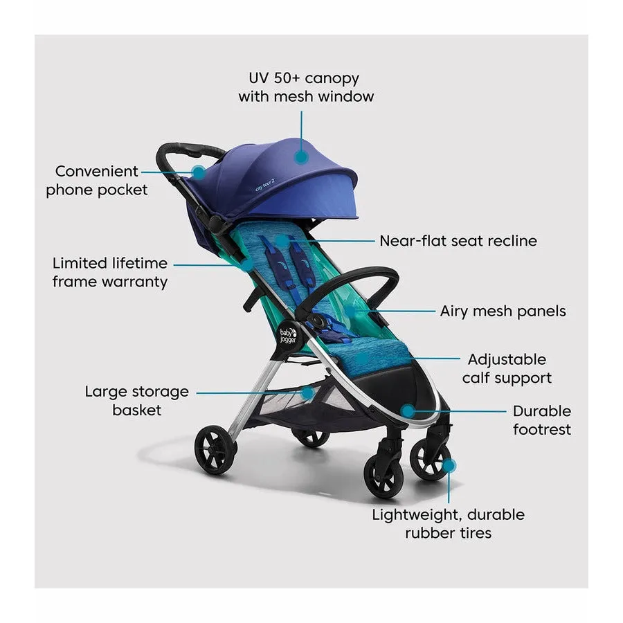 Baby Jogger City Tour 2 Stroller - Coastal