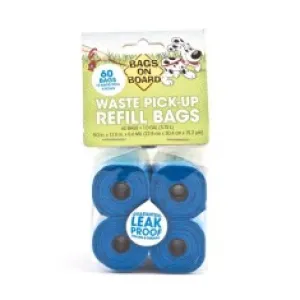 BOB Refill Bags - Blue 60 Bags 4X15