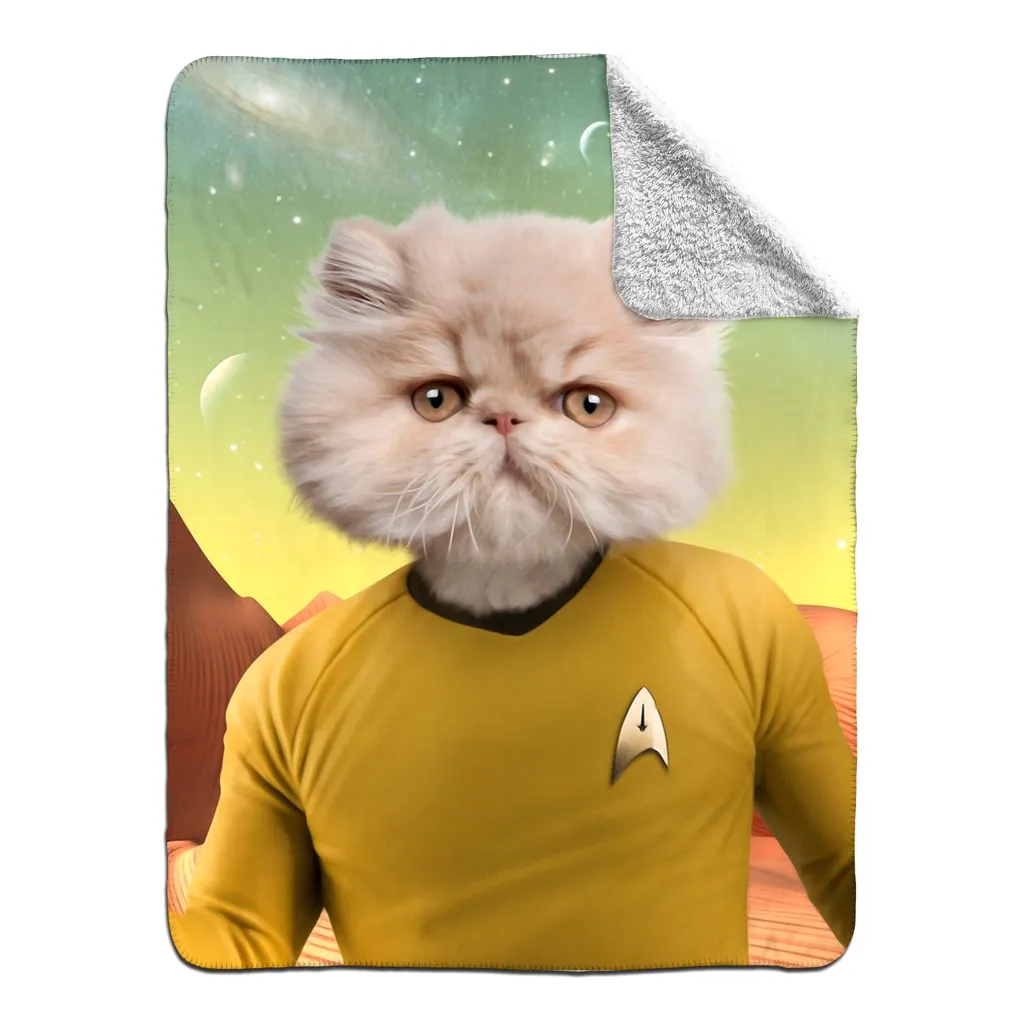 CAPTAIN QUIRK - FLEECE SHERPA BLANKET