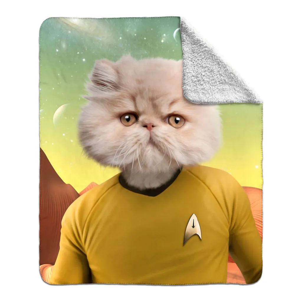 CAPTAIN QUIRK - FLEECE SHERPA BLANKET