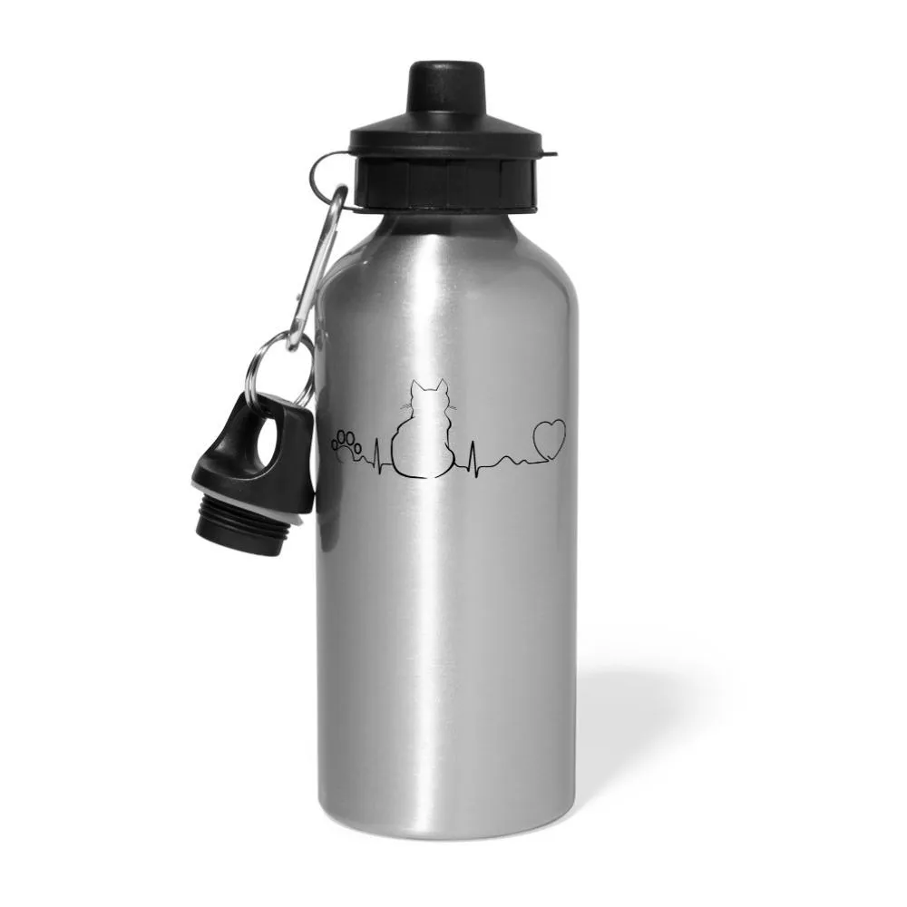 Cat Pulse 20oz Water Bottle