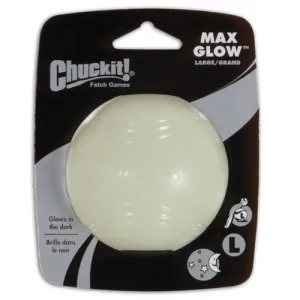 Chuckit Max Glow Ball 1 Pack Large 7.3cm