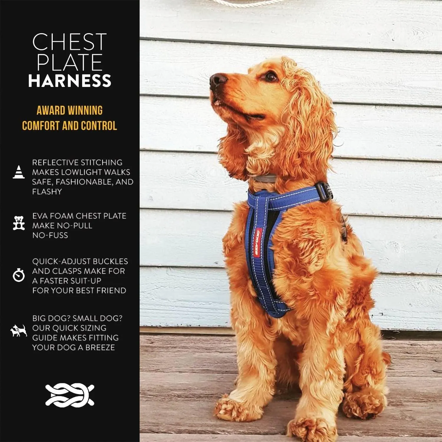 EzyDog Chest Plate No Pull Dog Harness  Escape Proof Harness with Reflective Stitching and Comfort Padding for Easy Walks, Training & Control - Car Restraint Included (Small, Pink)