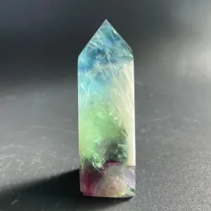 Feather Fluorite Obelisk Tower