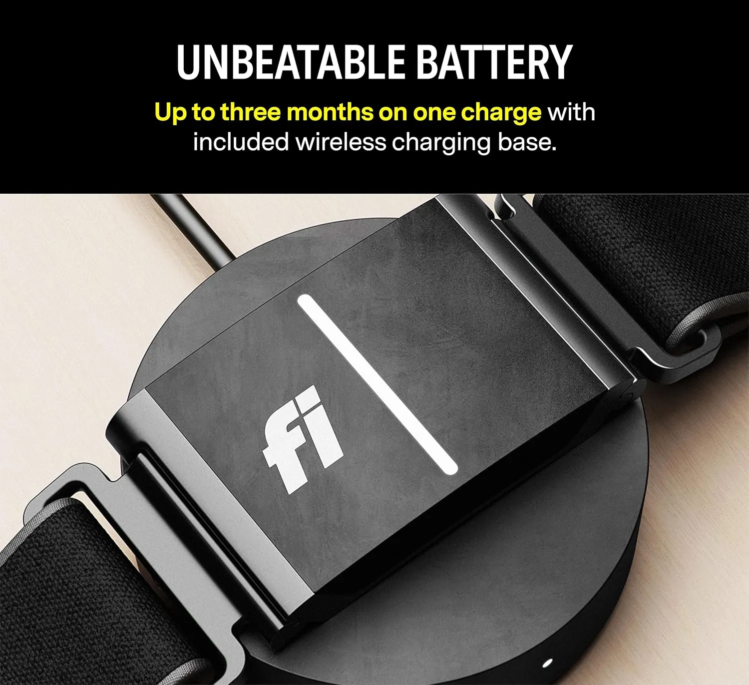 Fi Series 3 Smart Dog Collar - GPS Dog Tracker and Activity & Fitness Monitor, Waterproof, LED Light, Escape Alerts, Nationwide Coverage [Free 6 Month Membership] (Gray, Medium)