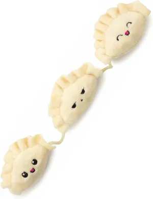 Fuzzyard Crinkle Plush Cat Toy with String and Catnip Inside (Dumplings)