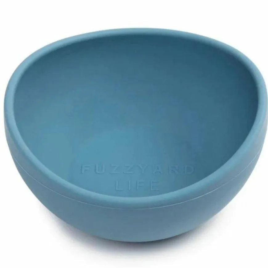 FuzzYard Life - Silicone Bowl - French Blue