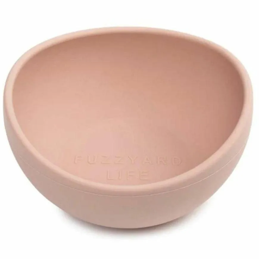 FuzzYard Life - Silicone Bowl - Soft Blush