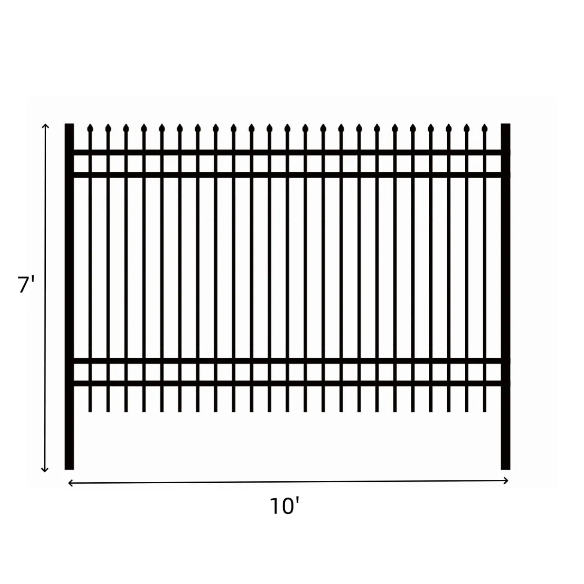 Greatbear 30 Wrought Iron Site Fencing