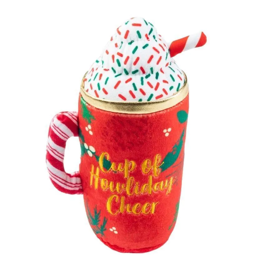 Howliday Cheer Mug Christmas Dog Toy