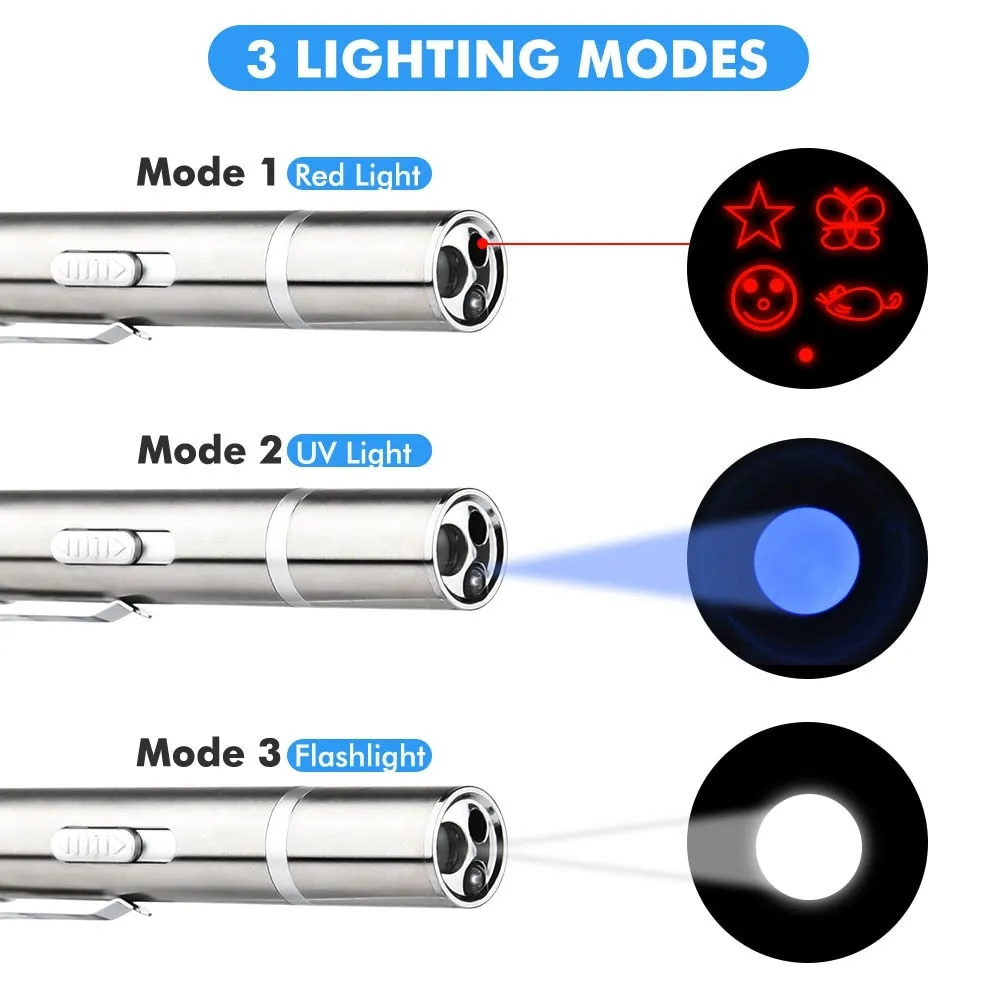 Interactive Laser Pen Pet Toys USB Rechargeable