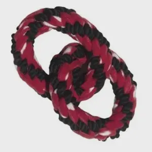 KONG  Signature Rope Double Ring Tug Dog Toy