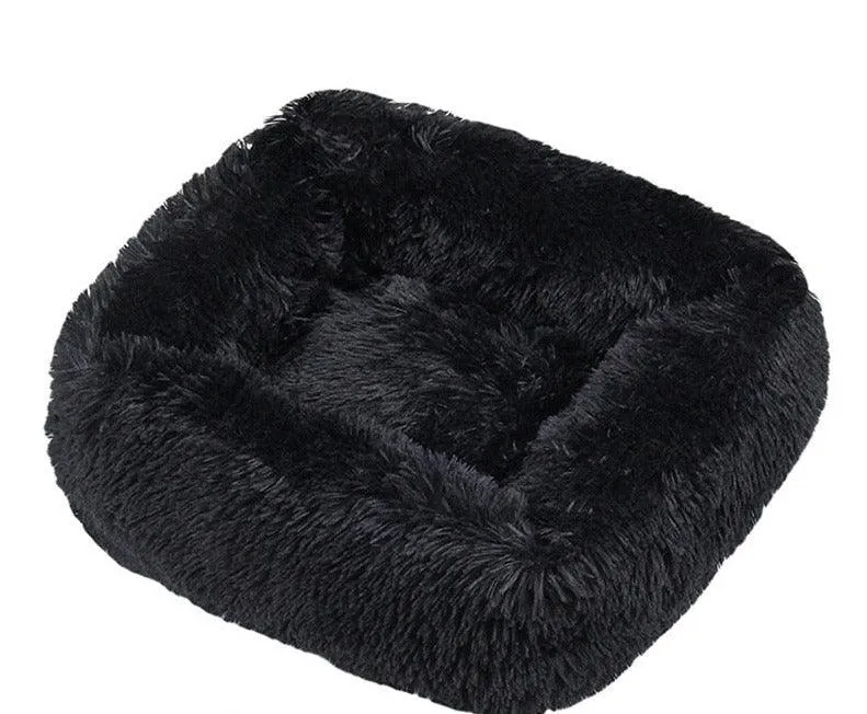Luxury Dog Bed Square Dog Beds Long Plush Dog Mat Beds