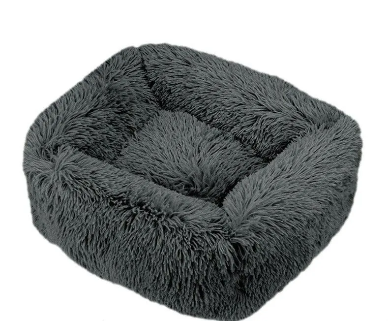 Luxury Dog Bed Square Dog Beds Long Plush Dog Mat Beds