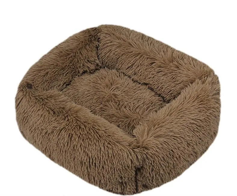 Luxury Dog Bed Square Dog Beds Long Plush Dog Mat Beds