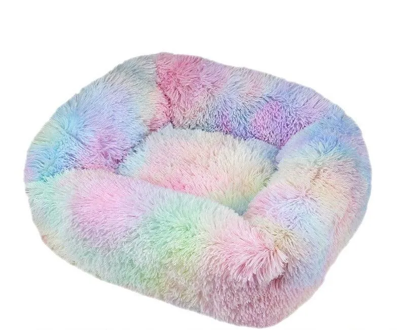 Luxury Dog Bed Square Dog Beds Long Plush Dog Mat Beds