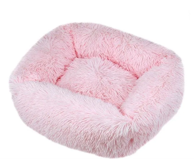 Luxury Dog Bed Square Dog Beds Long Plush Dog Mat Beds