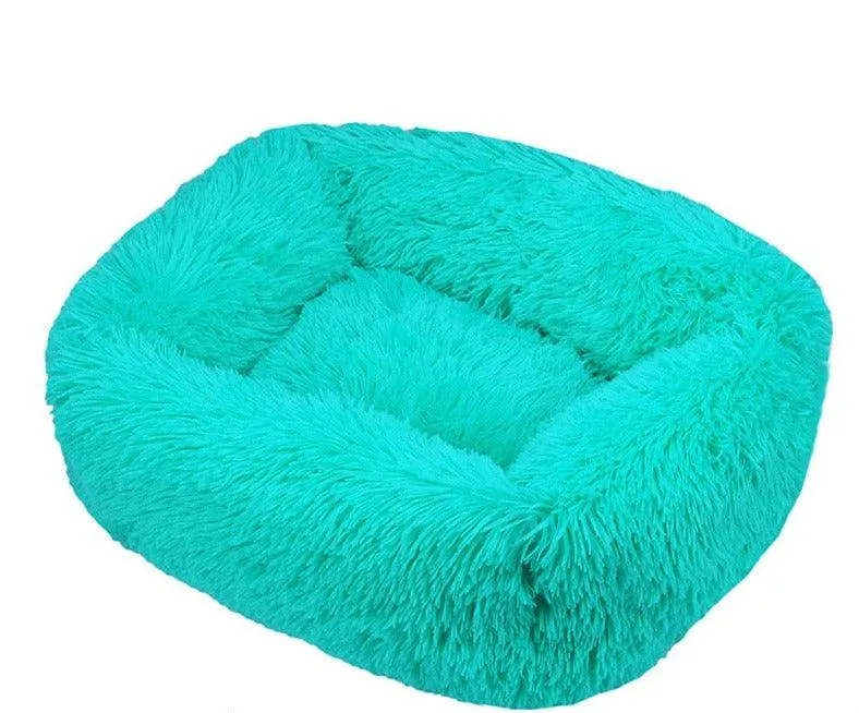 Luxury Dog Bed Square Dog Beds Long Plush Dog Mat Beds