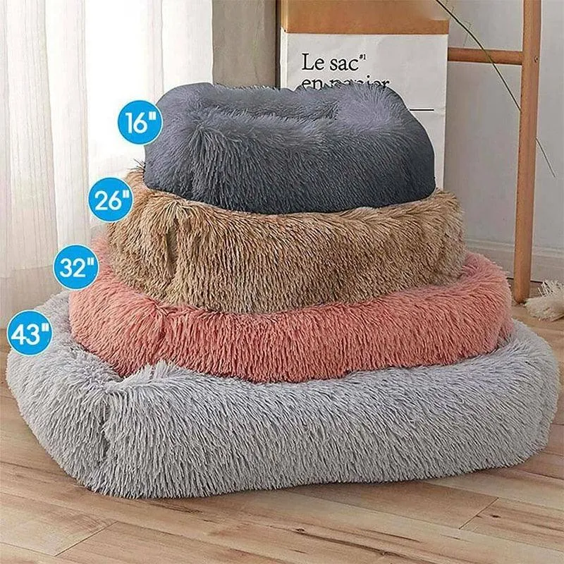 Luxury Dog Bed Square Dog Beds Long Plush Dog Mat Beds