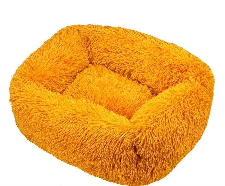 Luxury Dog Bed Square Dog Beds Long Plush Dog Mat Beds