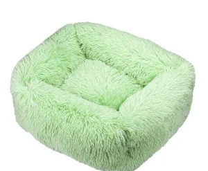 Luxury Dog Bed Square Dog Beds Long Plush Dog Mat Beds