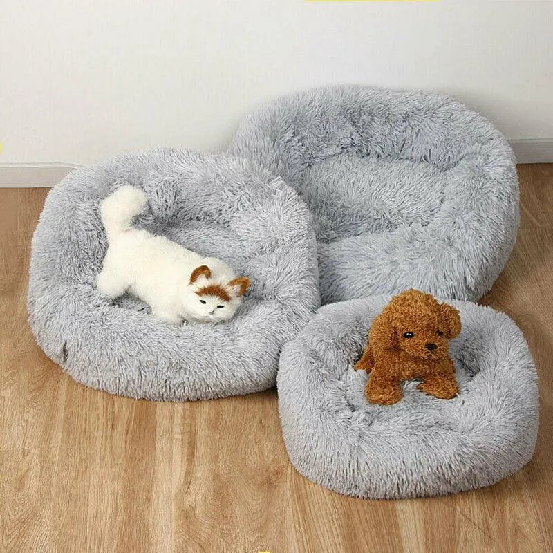 Luxury Dog Bed Square Dog Beds Long Plush Dog Mat Beds