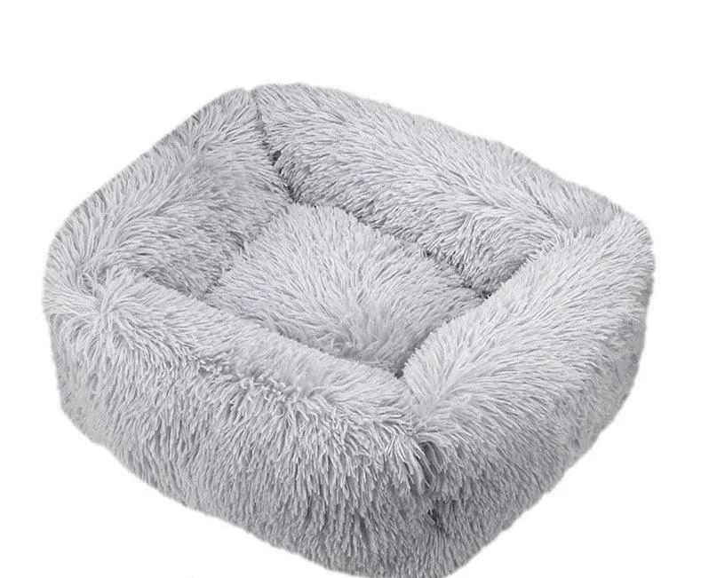 Luxury Dog Bed Square Dog Beds Long Plush Dog Mat Beds