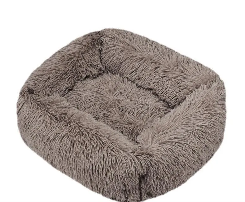 Luxury Dog Bed Square Dog Beds Long Plush Dog Mat Beds
