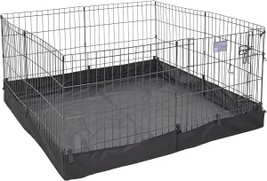 MidWest Homes for Pets Square Exercise Pen Fabric Mesh Bottom