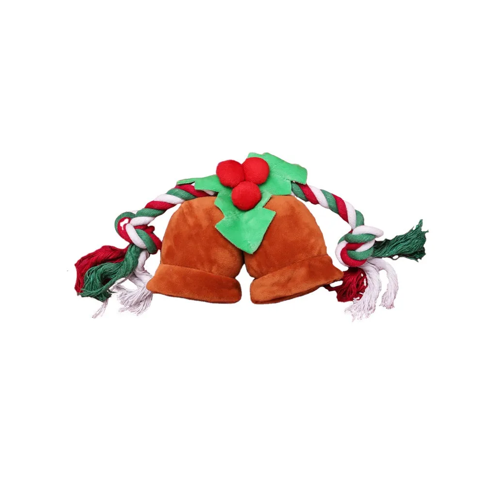 Mistletoe & Bells Plush Rope Toy
