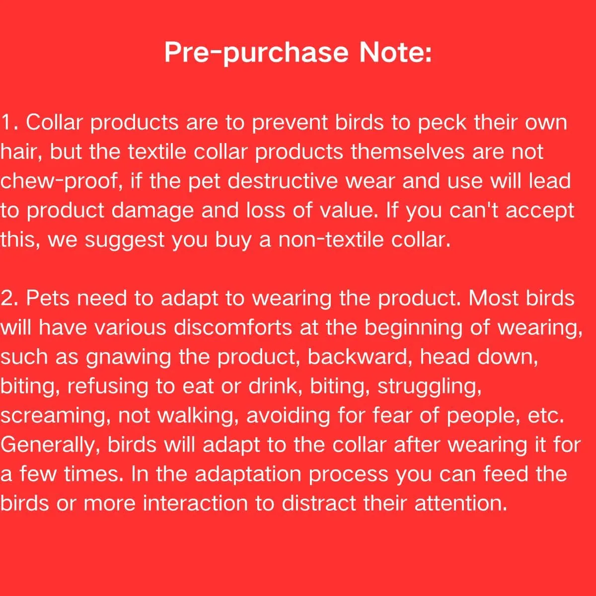 Parrot Neck Collar Pet Anti-bite Picking Feather Healing Protective Neck Cover Collar for Birds Conures Cockatiels Lovebirds Budgies Cockatoos African Grey Random Color (M)