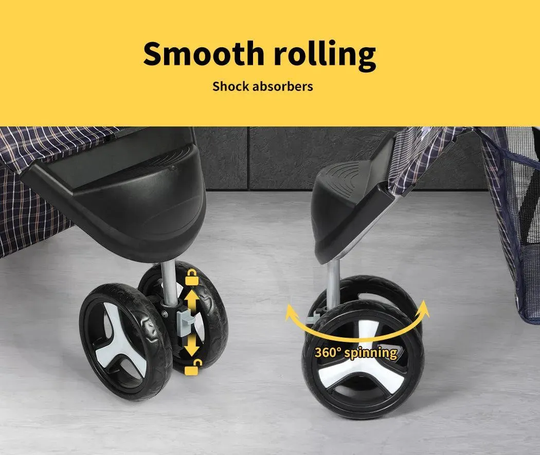 PaWz Large Dog Stroller - 3 Wheels