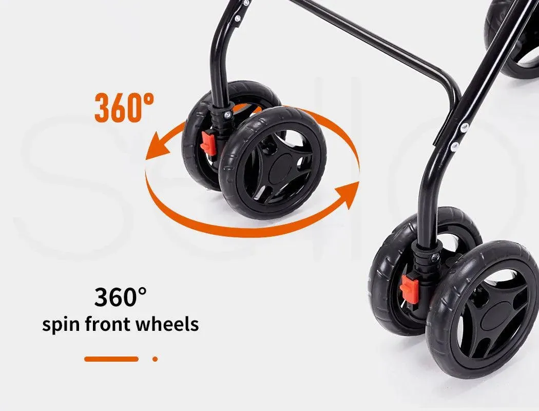 PaWz Pet Cruiser Two-tier Pet Stroller