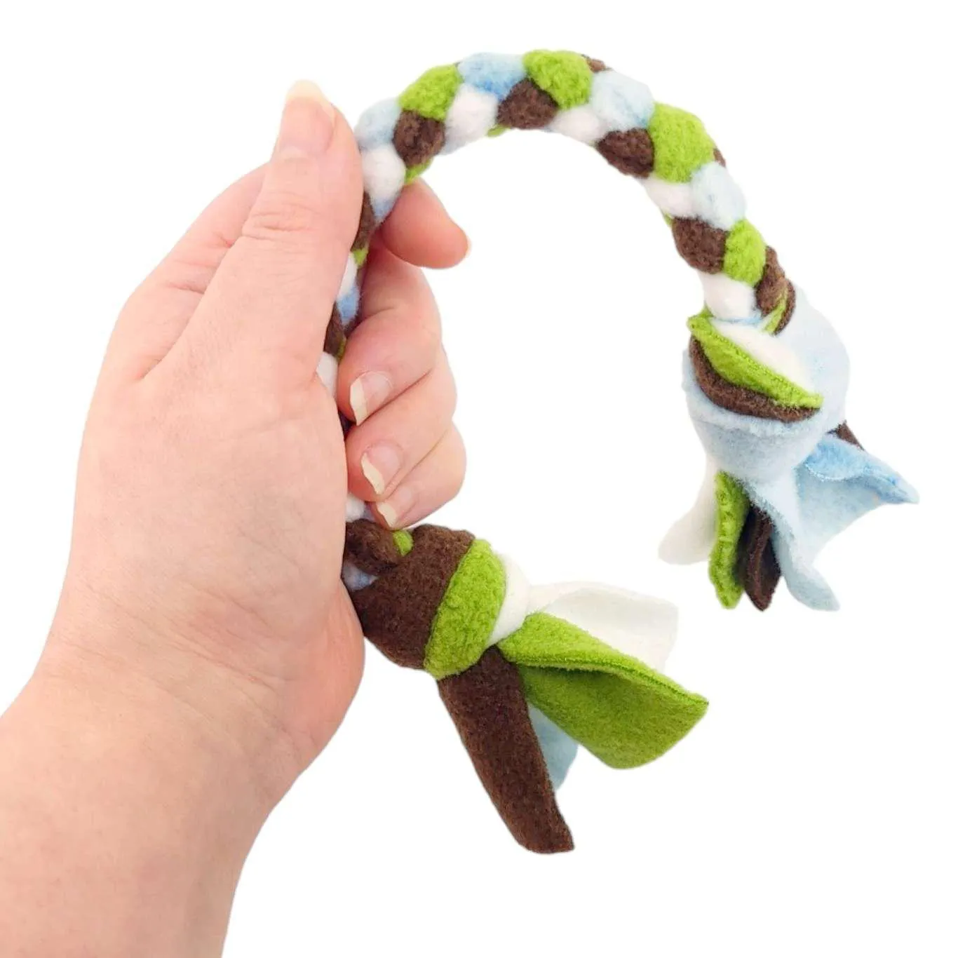 Pet Toy - Braided Tug Toy (Asst Color Combos) by Superb Snuffles