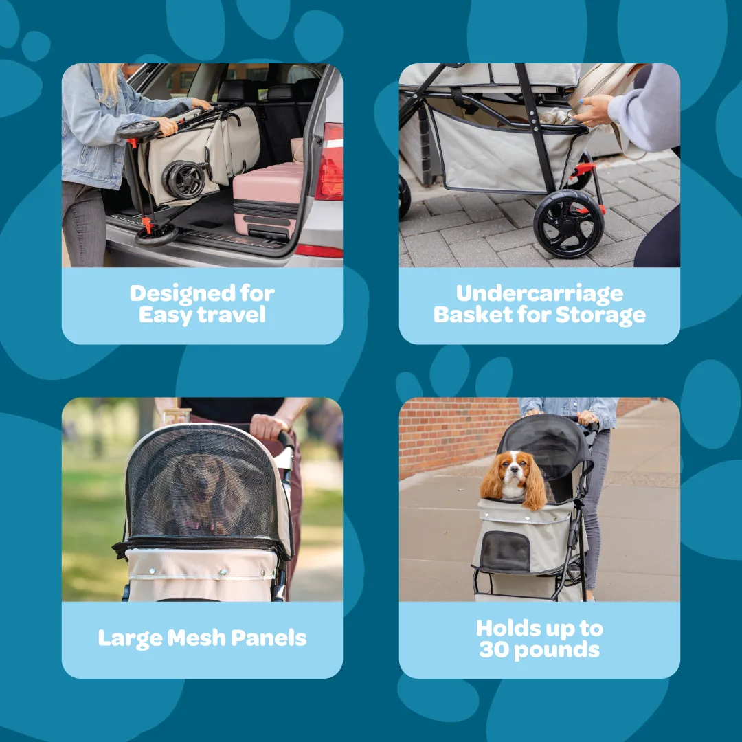 Portable Pup Pet Stroller