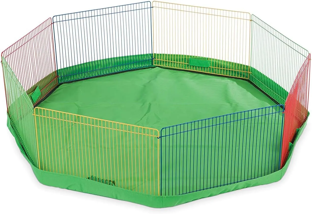 Prevue Pet Products Multi-Color Small Pet Playpen 40090,13x35.87x8.67 inch