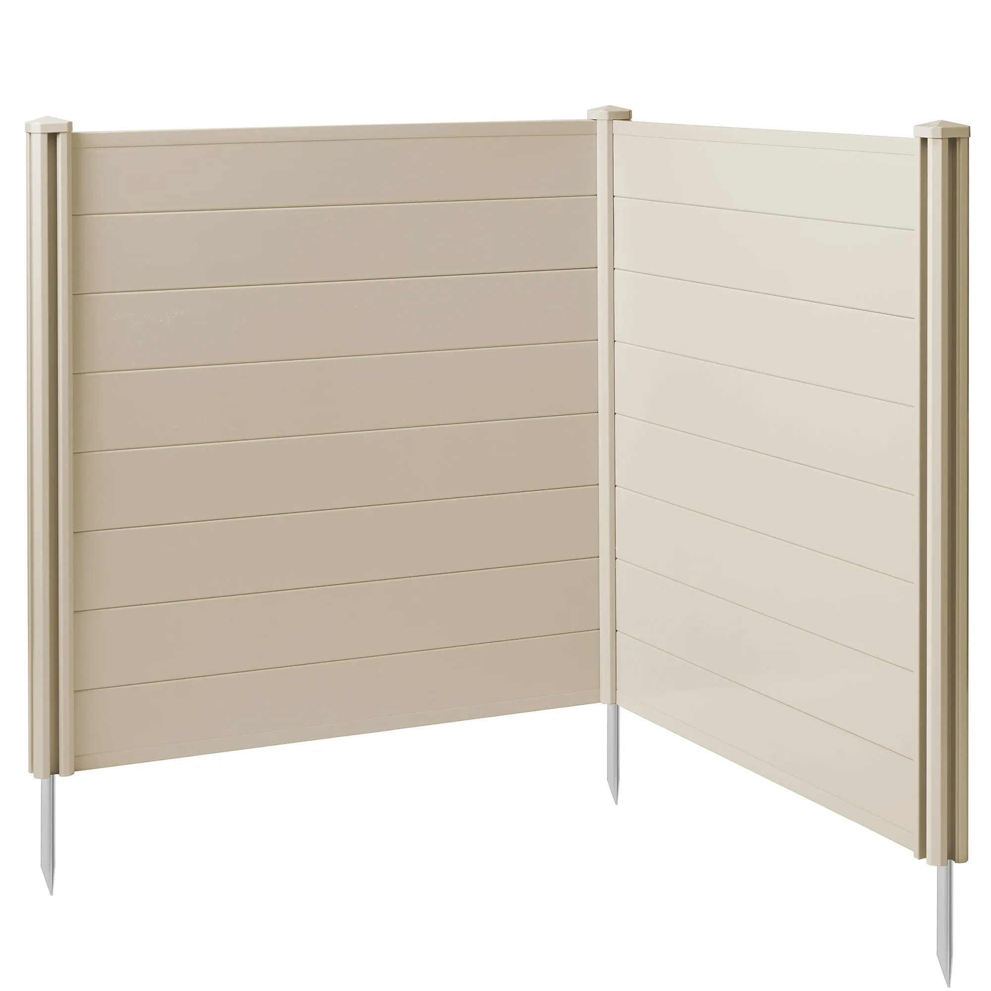 Privacy Screen Outdoor Vinyl Fence Panel Enclosure for AC / Trash Bins