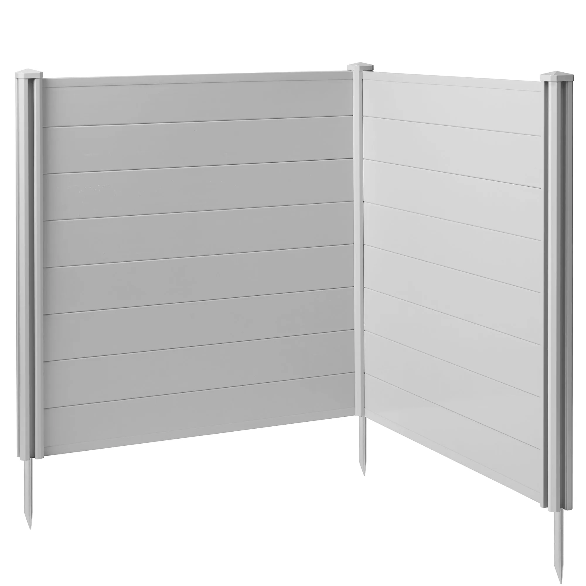 Privacy Screen Outdoor Vinyl Fence Panel Enclosure for AC / Trash Bins