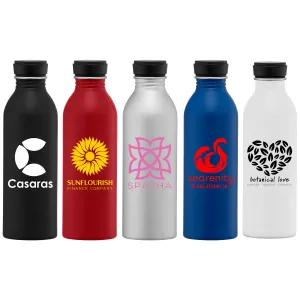 Promotional Rio 17 oz. Single Wall Aluminum Water Bottle Printed